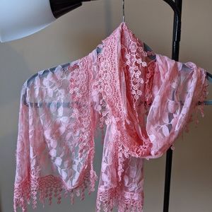 FREE SHIPPING Italian lace scarf